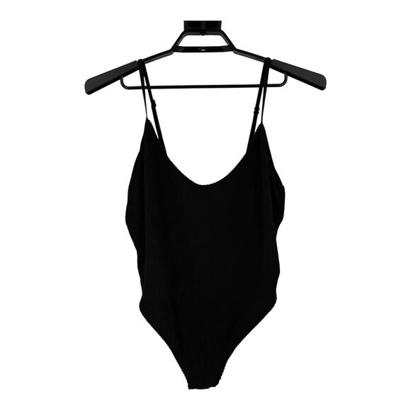 Good American bathing suit Always Fits One-Piece Swimsuit black plus 7/8 4XL/5XL - Picture 1 of 8